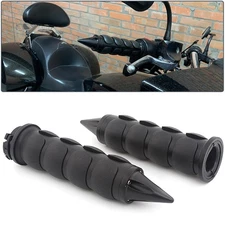 1" Motorcycle Handle Bar Hand Grips For Harley CVO Road Glide Yamaha V Star 1100