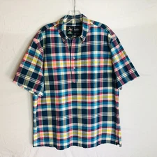 The Nutter Chubbies Men's Size Large Plaid Popover Shirt