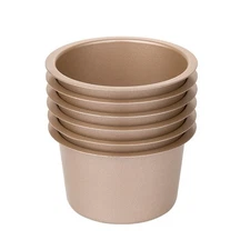 6pcs Muffin Cupcake Mold Multipurpose Baking Tool Beginner Friendly Bakewares