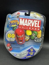 Mighty Beanz Series 1 2010 Marvel Starter Pack Set of 4 Beanz New Elektra