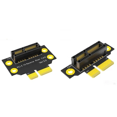 PCIE X1 90 Degree Reverse Risers Card Board for 1U 2U Server PC Server Case