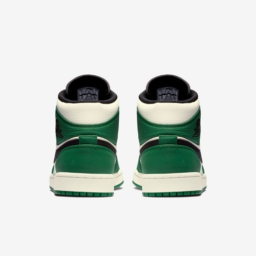 Air Jordan 1 Mid SE - TALLA 18 - 852542-301 verde pino negro vela I retro OG QS - Imagen 6 de 6