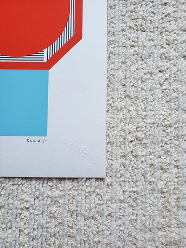 Serigrafía firmada original Kumi Sugai 1976 66/200 "Bola" - Imagen 4 de 19