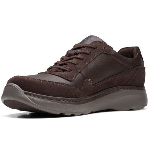 Scarpe casual uomo Clarks CHART LITE MOVE marrone scuro UK 8,5 / EU 42,5 - Foto 2 di 6