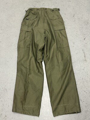 Vintage M-1951 Military Trousers Field Pants Cargo Sz Medium Vintage M-1951 Military Trousers Field Pants Cargo Sz Medium