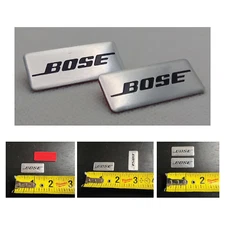 2 x Emblem Speaker Badge Decal Replacement fits Bose Speaker 3D Car Audio Badge