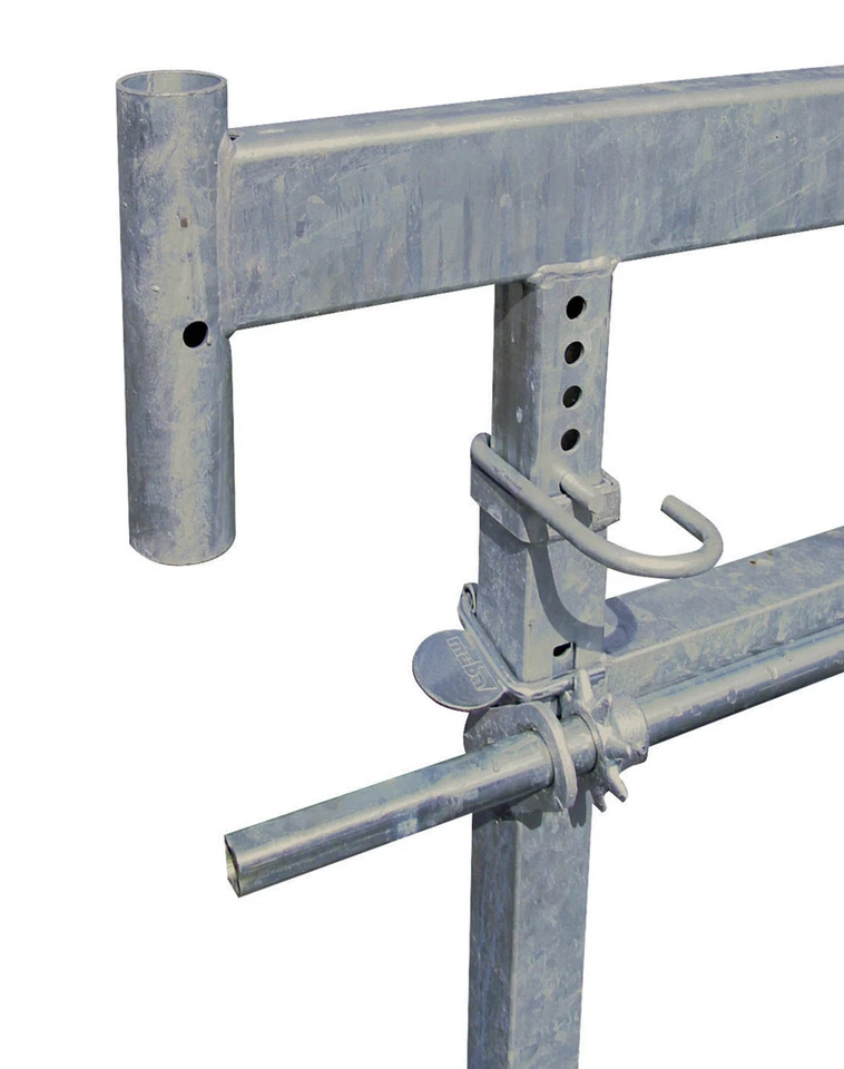 Müba Kurbelgerüstbock 1,70 - 3,00 m, abnehmbare Füße, 1500 kg Tragkraft, Baubock - Bild 2 von 4