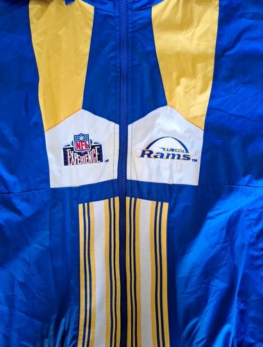 St Louis Rams Starter NFL Pro player Jacket Coat 2XL Vintage 90’s Reversible - Picture 3 of 14