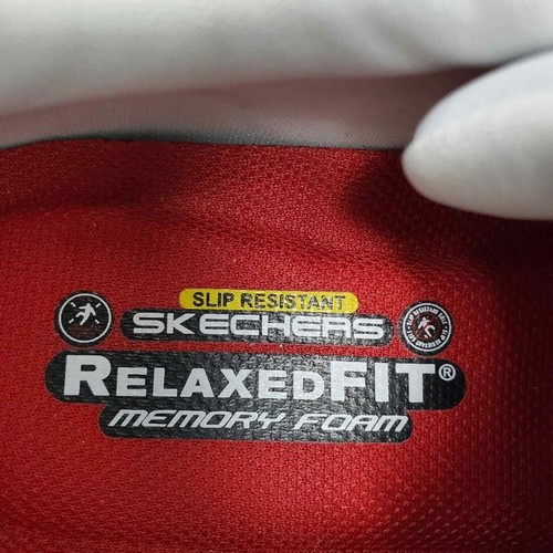 Skechers Flex Work Slip Resistant Memory Foam Eldred Dewey Athletic White Sz 8.5 - Picture 7 of 12