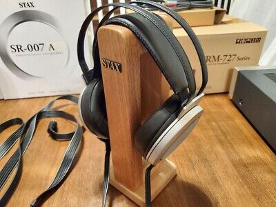 STAX SR-007A SRM-727A HPS-2 CPC1 Electrostatic Earspeakers Used Working