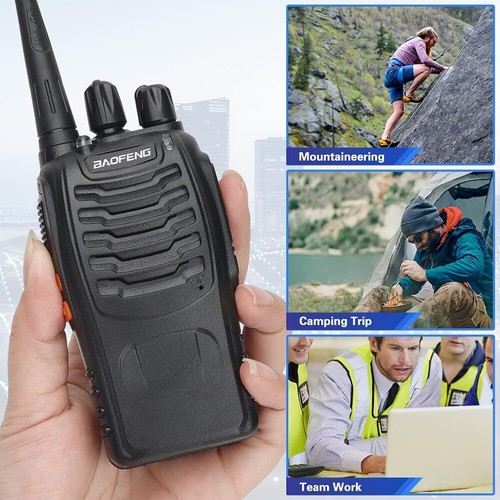 Walkie Talkie Zestaw 2 radiotelefonów Radiotelefon ręczny 16 kanałów z akumulatorem litowo-jonowym - Zdjęcie 7 z 16