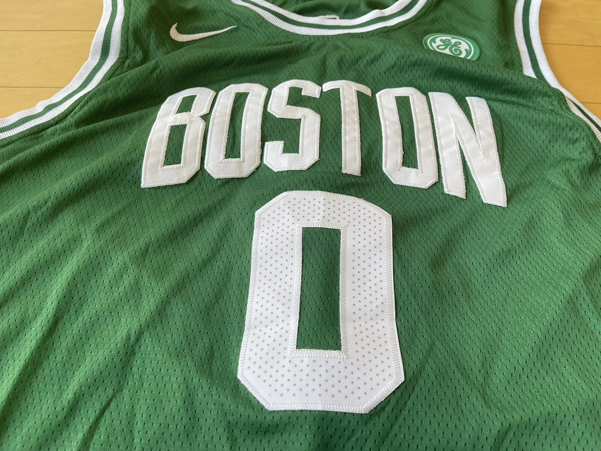 Green Nike NBA Boston Celtics Swingman Tatum #0 Jersey