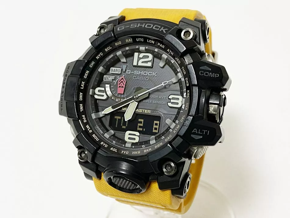 CASIO G-SHOCK GWG-1000-1A9JF MUDMASTER Yellow Tough Solar Multi-Band 6