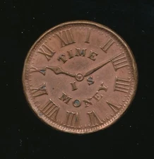 1837 Hard Times Token Smith's Clock Establishment New York City                y