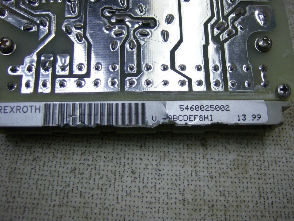 Placa de fuente de alimentación Zentro Elektrik Rexroth 100142 / 5460025002 Foto 2 de 4