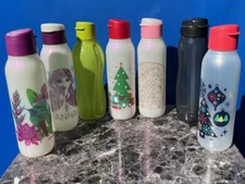 Tupperware Eco Twist Flip Top Water Bottle 25 oz Different Colors and Design NEW