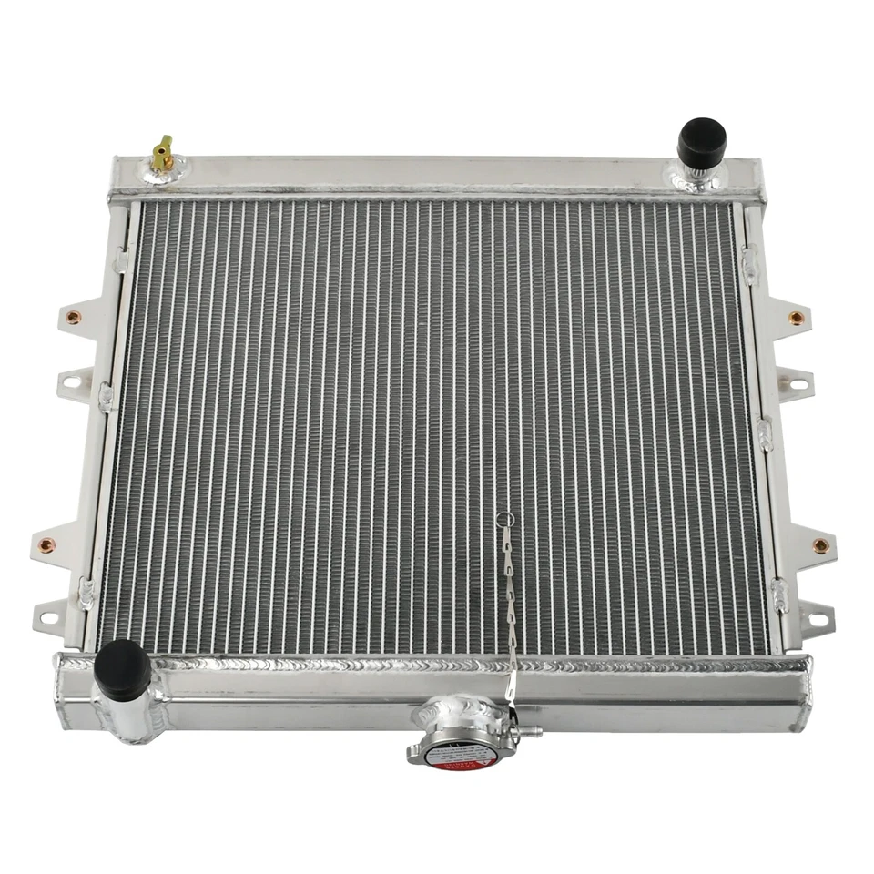 Radiador de aluminio de 3 filas para Toyota Pickup Base 92-95 4Runner L4 2,4 L MT 1984-95 Foto 4 de 4