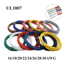 UL1017 16AWG - 30AWG Flexible Stranded Wire Cable PVC Insulated Electronic Wire