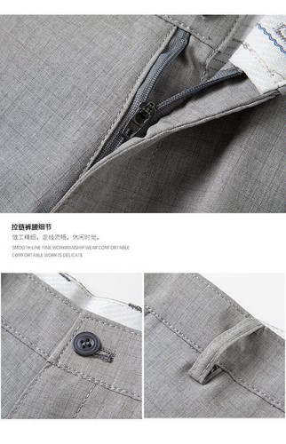 2025 Herren Line Shorts Cropped Hose Freizeithose lose Hose Slim Pants Workwear - Bild 15 von 27