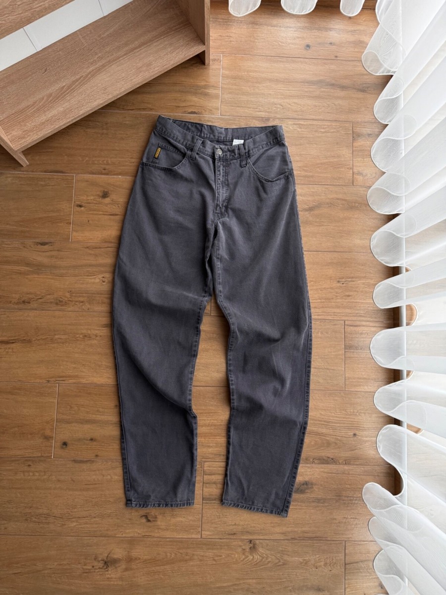 emporio armani baggy slacks グレー Emporio Armani Satin Pants Women's Size 2 Straight Leg Black