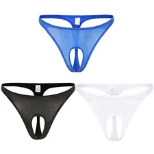Mens Jockstraps Comfortable G-string Elastic Wasitband Underwear S-3XL Thong