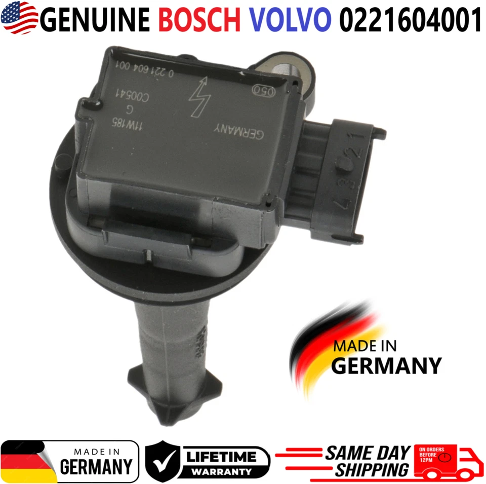 Bobinas de encendido originales Bosch x5 para 1999-2009 Volvo C70 S60 S70 80 V70 XC70 XC90 Foto 4 de 4