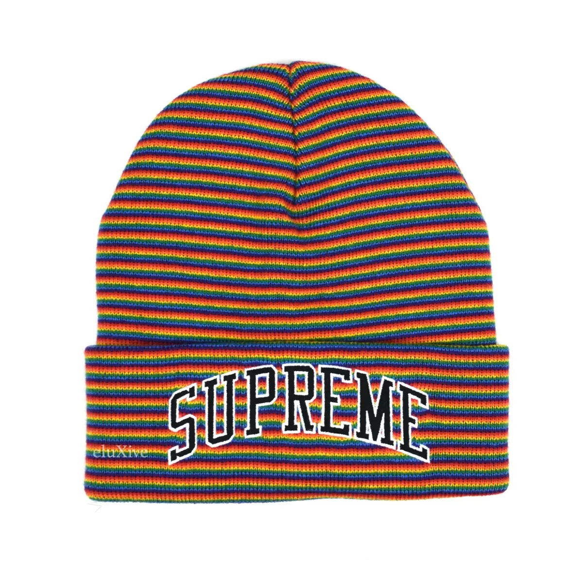 Supreme rainbow cheap beanie