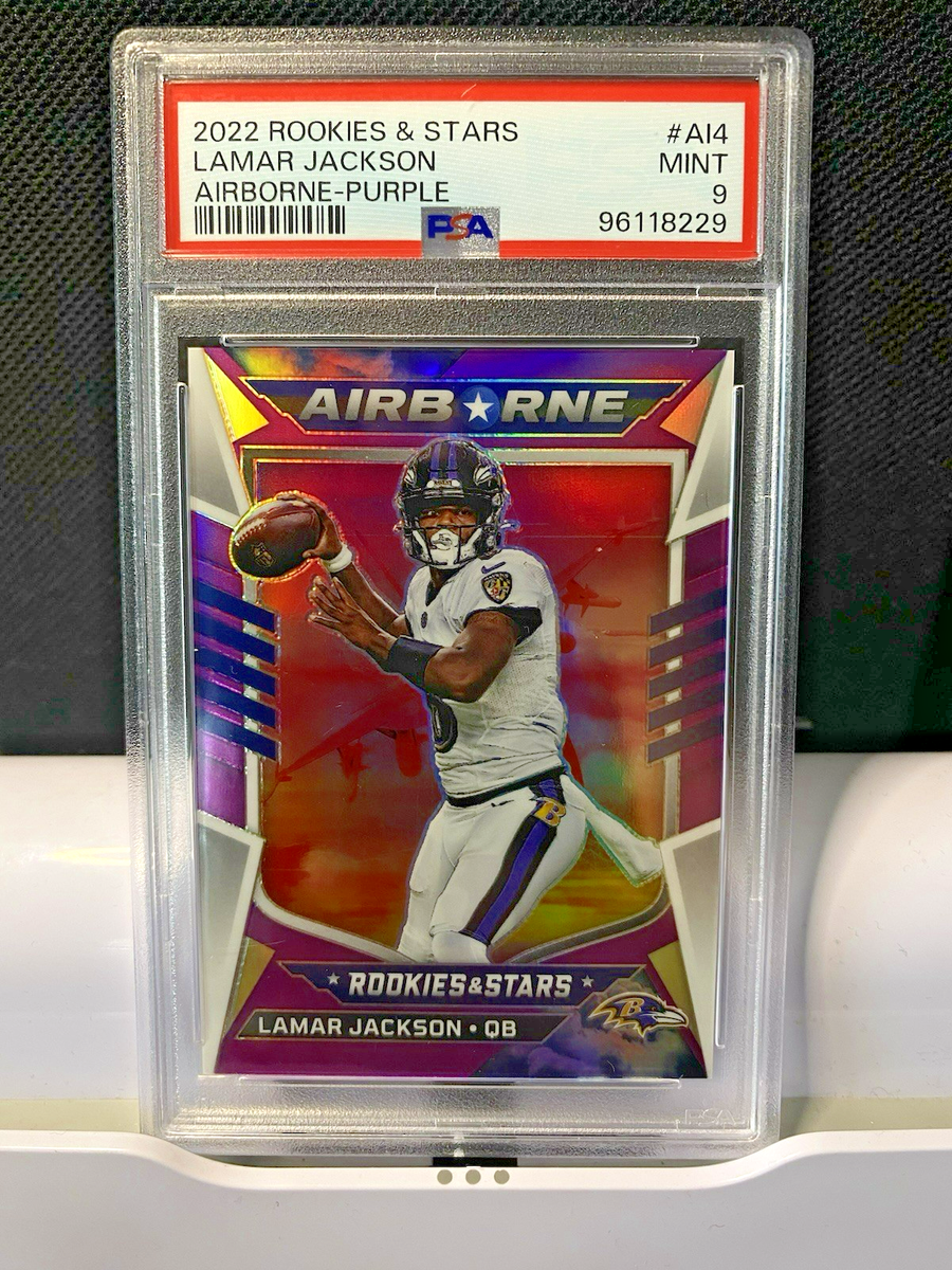 2022 Panini Rookies & Stars - Airborne Lamar Jackson #AI-4
