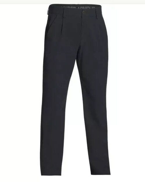 under armour black golf pants