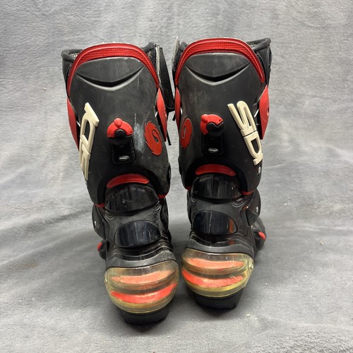 Sidi Vertigo Motorcycle Boots Size US 5.5 Motorbike Biker Racing (Black/Red) - Picture 2 of 7