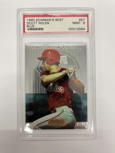 1995 Bowman's Best Scott Rolen #87 PSA Grade Mint 9