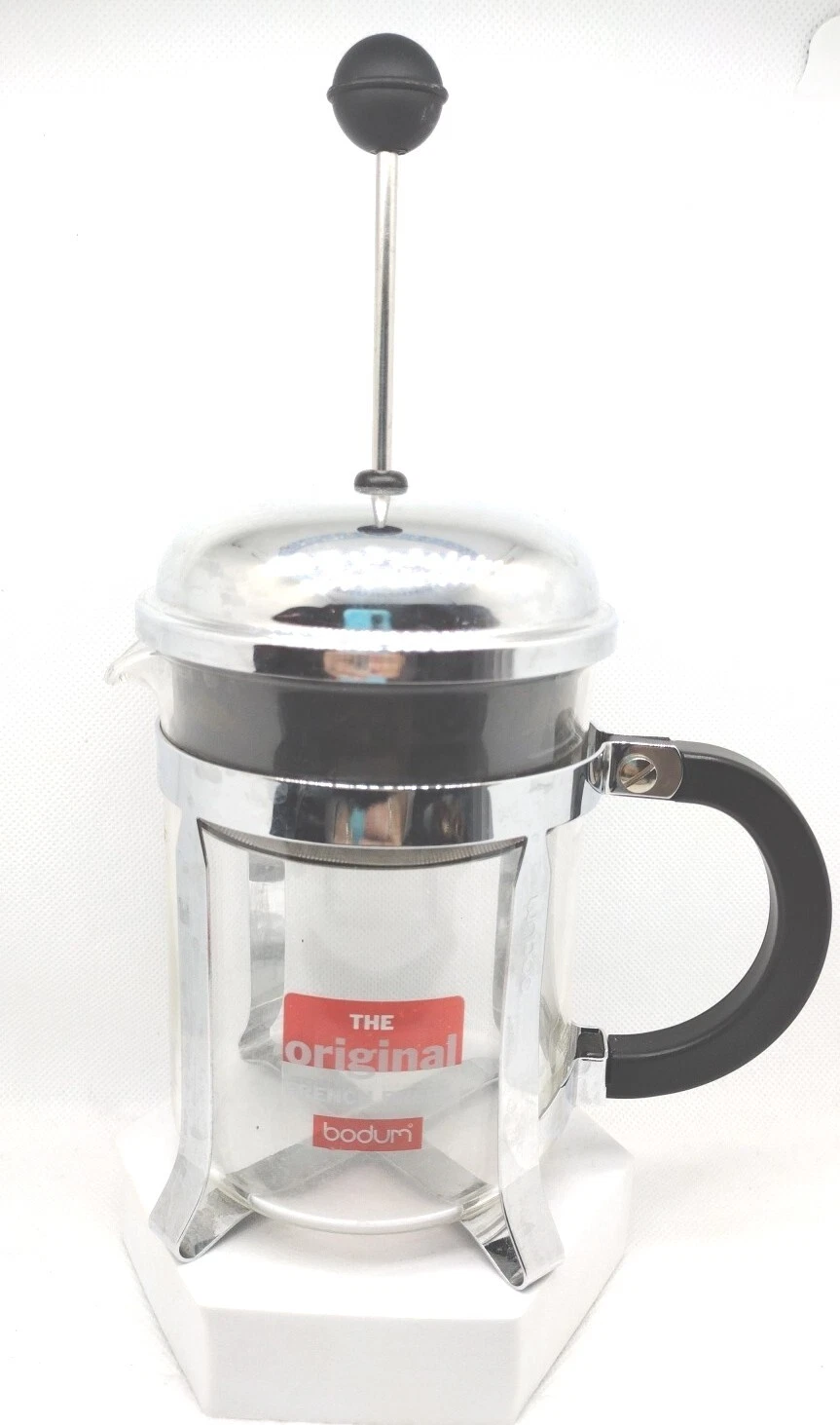 BODUM "The Original" French Press Coffee Maker, Stainless Steel & Glass Nice