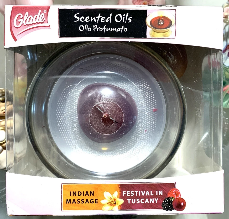 GLADE SCENTED OILS OLIO PROFUMATO BASE IN VETRO +2 RICARICHE SCENTED OILS CANDLE Foto 3 de 3