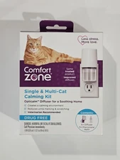 Comfort Zone Single & Multi-Cat Calming Kit Plug-In Defuser & Refill 3773