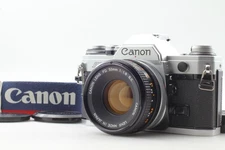 [ MINT ] Canon AE-1 35mm Film Camera Silver FD 50mm f/1.8 s.c. Lens From JAPAN