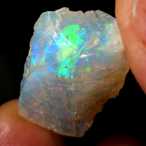 Australischer Rohkristall Opal 3,02g 15,1ct Shell Coober Pedy Chunk