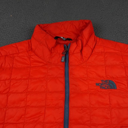 North Face Thermoball Jacke Herren Medium Orange Thermo Full Zip Puffer - Bild 4 von 12