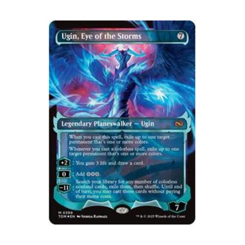 WOTC Tarkir: Dragonstorm Ugin, Eye of the Storms (Vitrina) (MR) (Lámina) Casi Nuevo