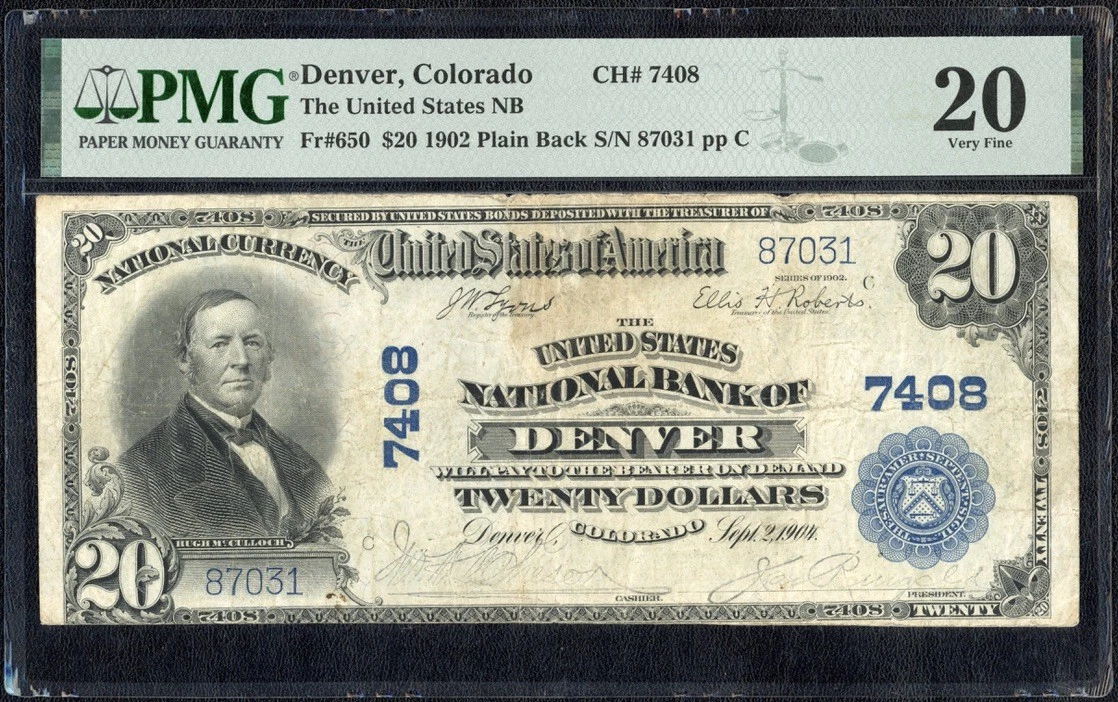 $20 Grade 20 US National Banknotes for sale | eBay