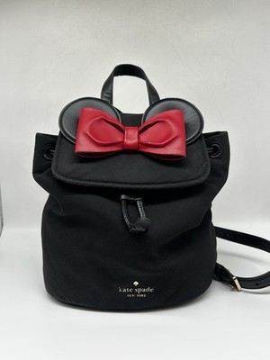 Kate Spade x Disney Minnie 3D Flap Nylon Backpack