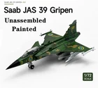 1/72 Sweden JAS-39 Griffin Fighter Model Painted Unassembled Model