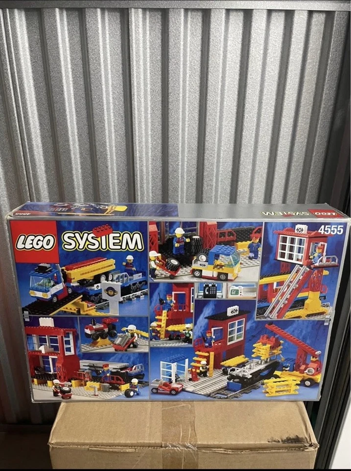 Sistema Lego Set 4555 Estación de Carga Tren 1995 Caja Sellada Foto 2 de 2