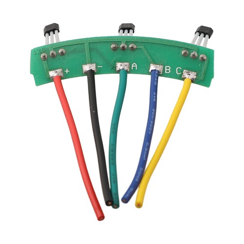 Green PCB Hall Sensor for 3 Wheel Motors for 500 2000W Ebike Motors