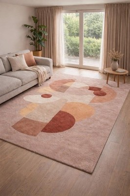 Handmade Rug | Irregular Rug | Wool Rugs | Living Room Rug | Tufted A403