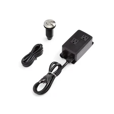 Signature Hardware SHAS202ZSS Dual Outlet Air Switch Controller -Stainless Steel