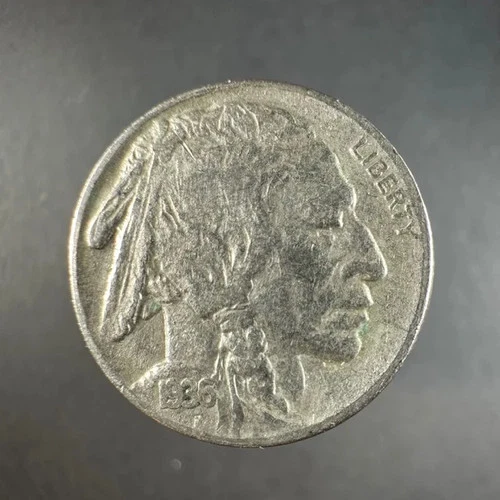 1936 Buffalo Nickel - Excellent Condition - No Mint Mark