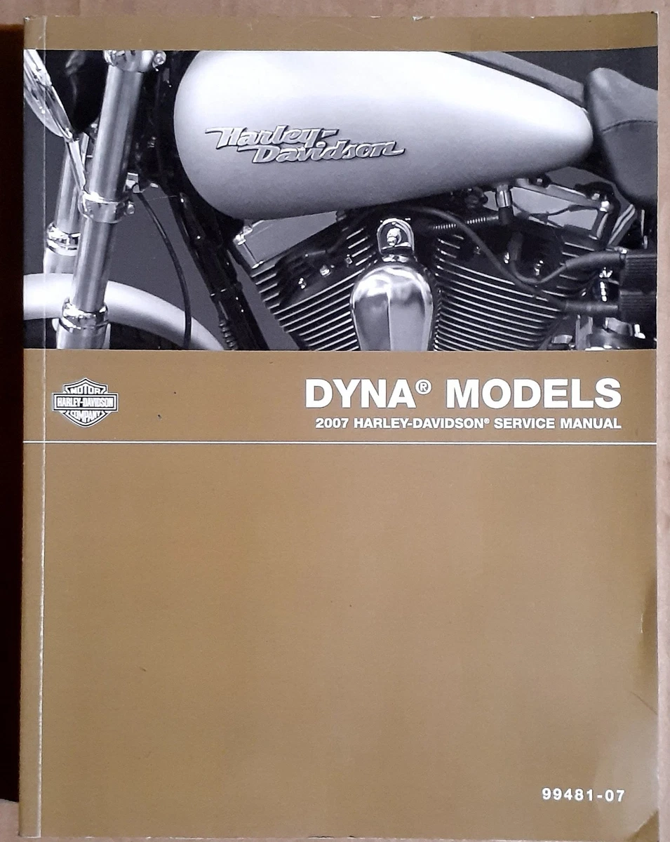 Harley Davidson Dyna 2007 Repair Motorcycle Manuals and Literature