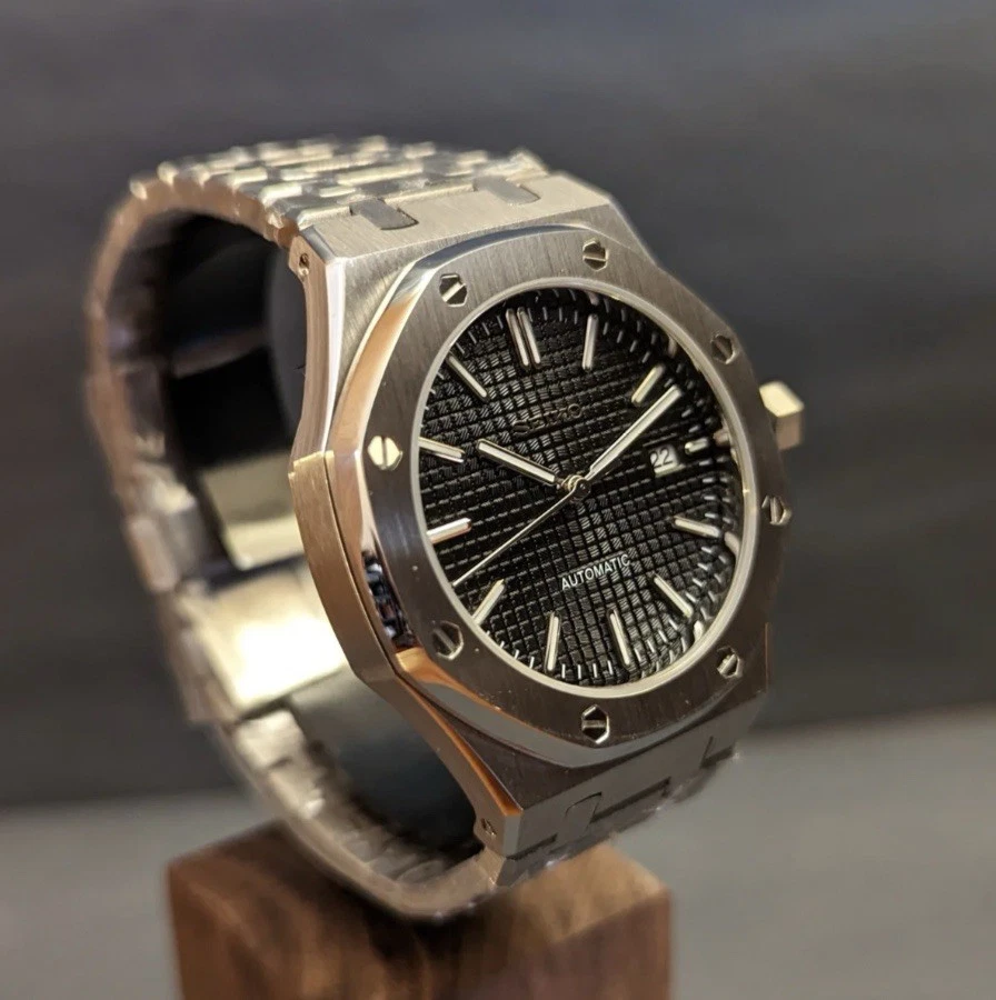 Seikoak Noir Black Tapestry | NH35 Automatic | 40mm Octagonal Case | Sapphire - Image 2 of 4