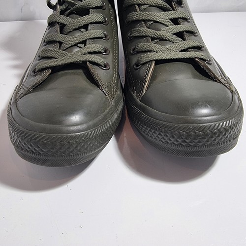 RARE Converse Mens UK Green Rubber High Top Sneakers - Picture 5 of 14