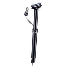 Telescopic seatpost 34.9 x 406mm / excursion 125mm inner cable black TRANZX 